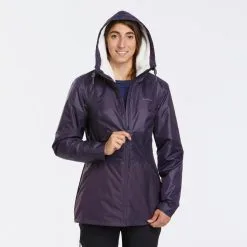 Abrigo De Montaña Y Nieve Impermeable Mujer Quechua SH100 Warm Morado