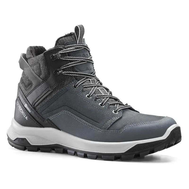 Botas De Nieve Y Apreski Impermeables De Piel Hombre Quechua SH500 X-Warm