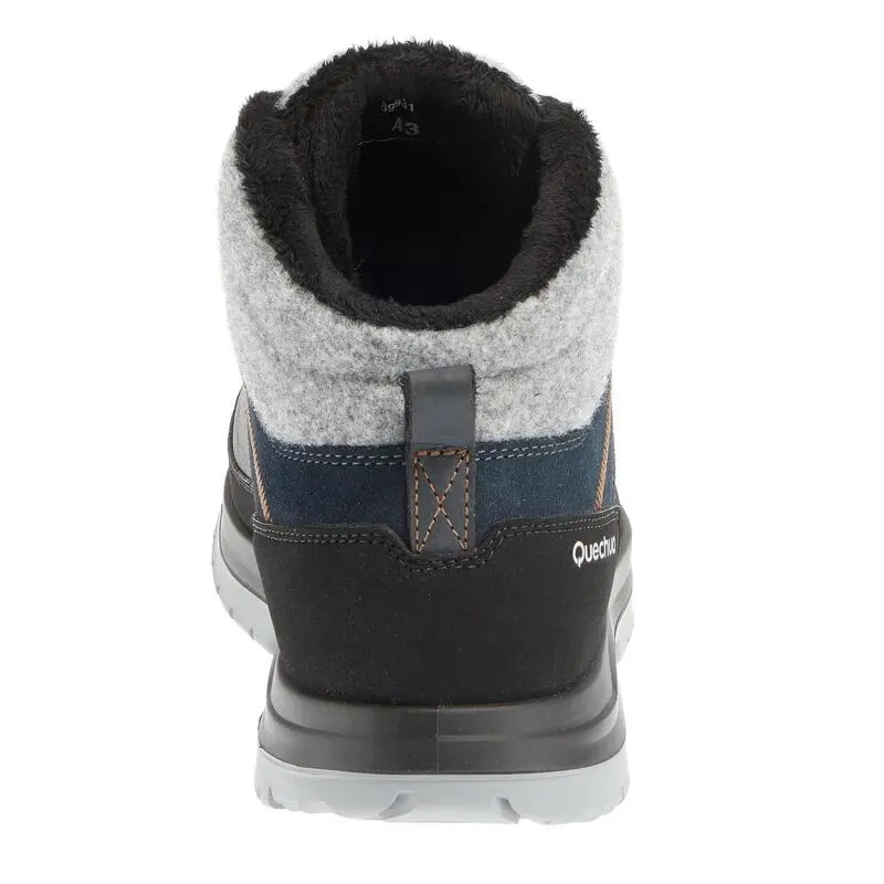 Quechua Botas De Senderismo Nieve Hombre SH500 X-warm Mid Azul. - Imagen 4
