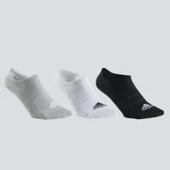 CALCETINES BAJOS ADIDAS NEGRO BLANCO GRIS LOTE DE 3