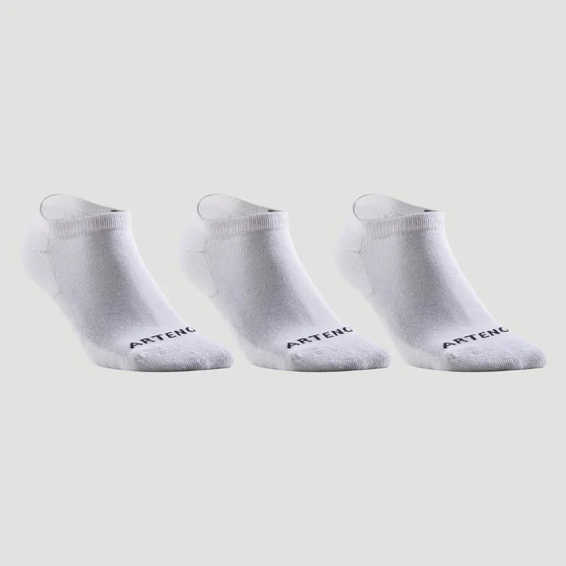 Calcetines Cortos De Tenis Pack De 3 Artengo Rs 100 Blanco