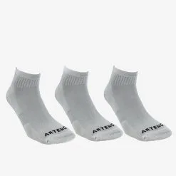 Artengo CALCETINES DE TENIS MEDIA CAÑA RS 100 BLANCO LOTE DE 3 PARES