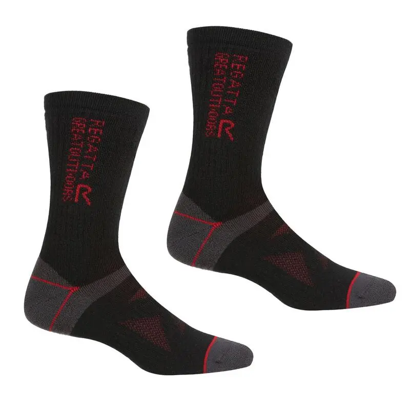 Regatta Calcetines Para Botas De Agua De Lana Senderismo Para Adultos Unisex Pack De 2