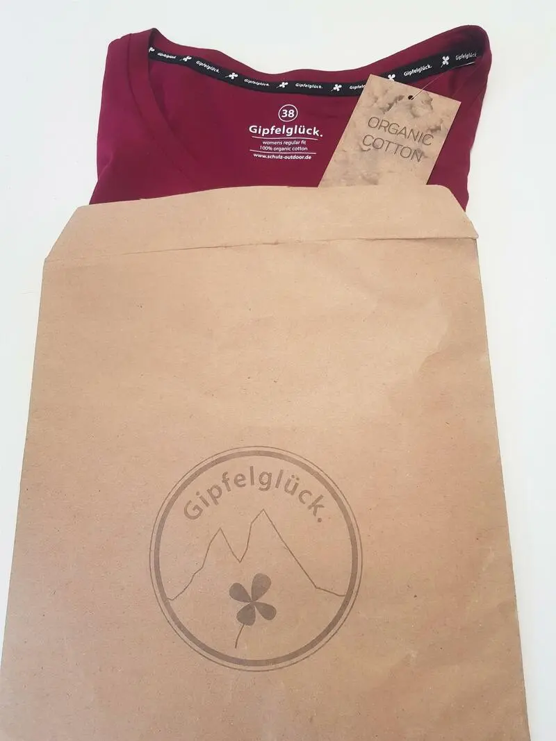 GIPFELGLÜCK Camiseta De Exterior Para Mujeres, Algodón Orgánico - Imagen 3