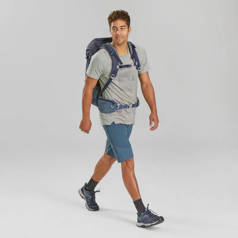 Camiseta De Montaña Y Trekking Manga Corta Hombre Quechua MH500 - Imagen 3