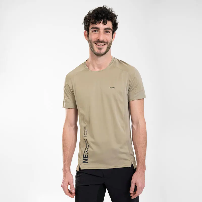Camiseta De Montaña Y Trekking Manga Corta Hombre Quechua MH500 - Imagen 6