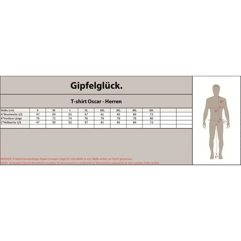 GIPFELGLÜCK Camiseta De Senderismo/exterior/tremetismo Para Hombre, Algodón Orgánico - Imagen 2