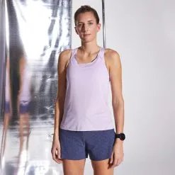 Camiseta Running Sin Mangas Transpirable Mujer Kiprun Light Malva