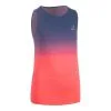 KIPRUN Camiseta Sin Mangas Running/Atletismo AT 500 Niña Azul Rosa Fluorescente Ligera