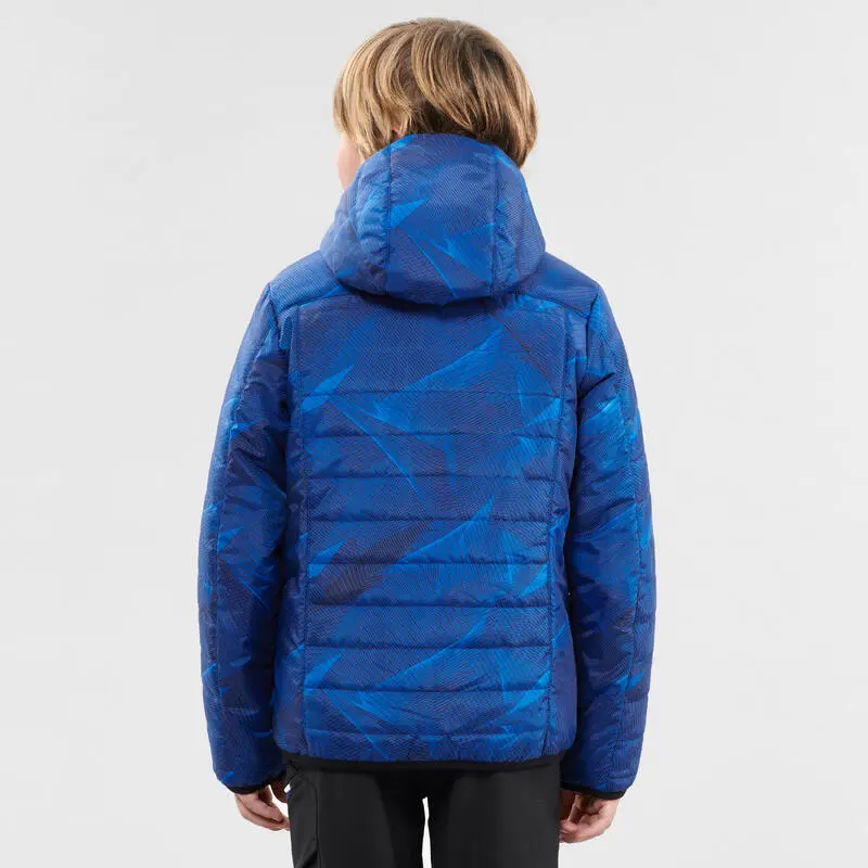 Chaqueta Acolchada De Montaña Y Trekking Niños 7-15 Años Quechua MH500 Azul - Imagen 2