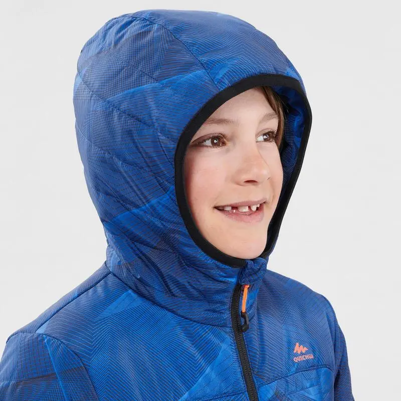 Chaqueta Acolchada De Montaña Y Trekking Niños 7-15 Años Quechua MH500 Azul - Imagen 4