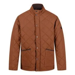 Regatta Chaqueta Aislante Londyn De Acolchado Para Hombre Naranja Puro Radiante