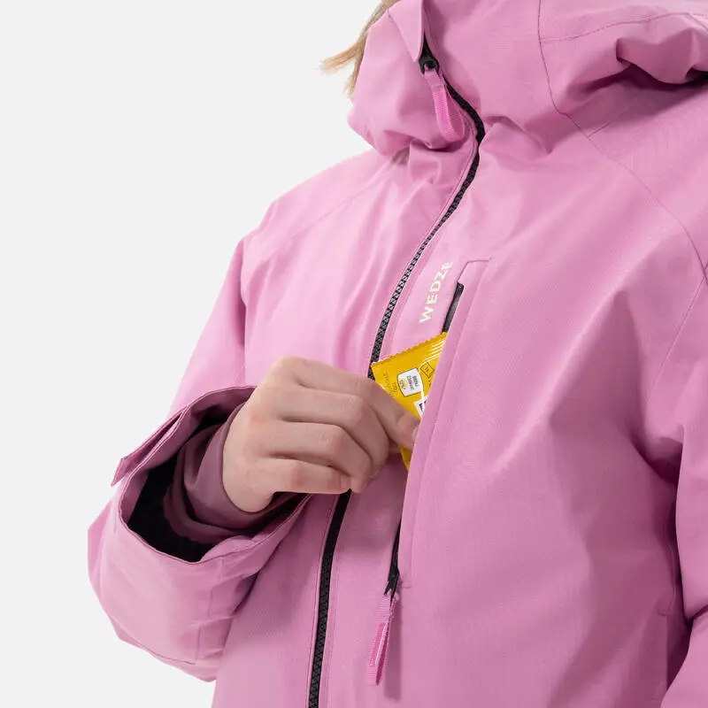 Chaqueta De Esquí Niños Wedze SKI-P 550 Rosa - Imagen 5
