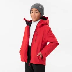 Chaqueta De Esquí Y Nieve Niños Wedze Ski-P 500 Roja