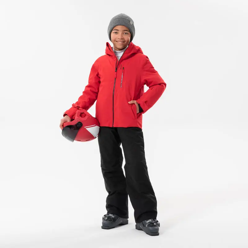 Chaqueta De Esquí Y Nieve Niños Wedze Ski-P 500 Roja - Imagen 4