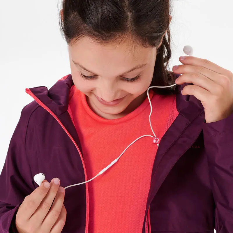 Chaqueta Impermeable De Montaña Trekking Niños 7-15 Años Quechua MH500 Violeta - Imagen 5