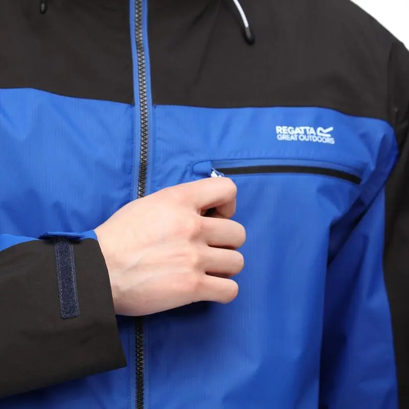 Regatta Chaqueta Impermeable Highton Stretch Para Hombre Surf Spray, Negro - Imagen 4