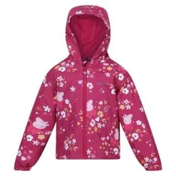 Regatta Chaqueta Impermeable Muddy Puddle De Peppa Pig Otoñal Para Niños/Niñas Rosa Baya