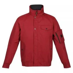 Regatta Chaqueta Impermeable Raynor Para Hombre Rojo Syrah