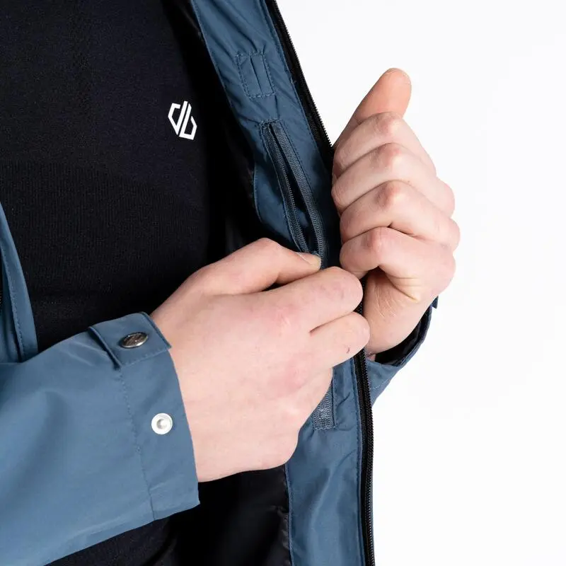 Dare 2b Chaqueta Impermeable Stay Ready Para Hombre Gris Orión - Imagen 4