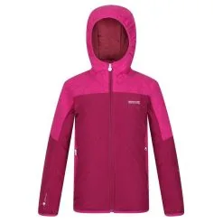 Regatta Chaqueta Impermeable Volcanics V Geométrico Para Niños/Niñas Fucsia, Frambuesa