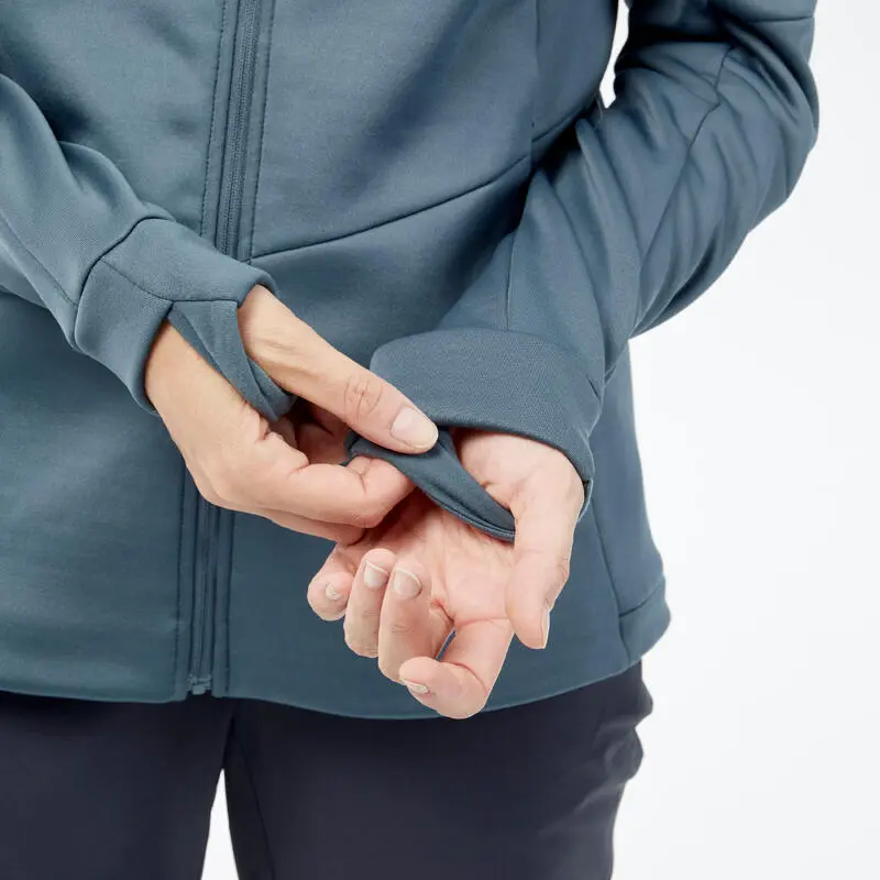 Chaqueta Polar De Montaña Y Trekking Mujer Quechua MH520 Azul - Imagen 4