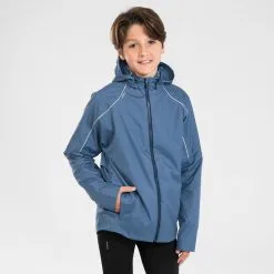 CHAQUETA RUNNING IMPERMEABLE NIÑOS - KIPRUN RAIN DENIM