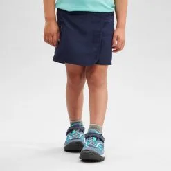 Falda Pantalón De Montaña Y Trekking Niños 2-6 Años Quechua MH100 Azul Marino