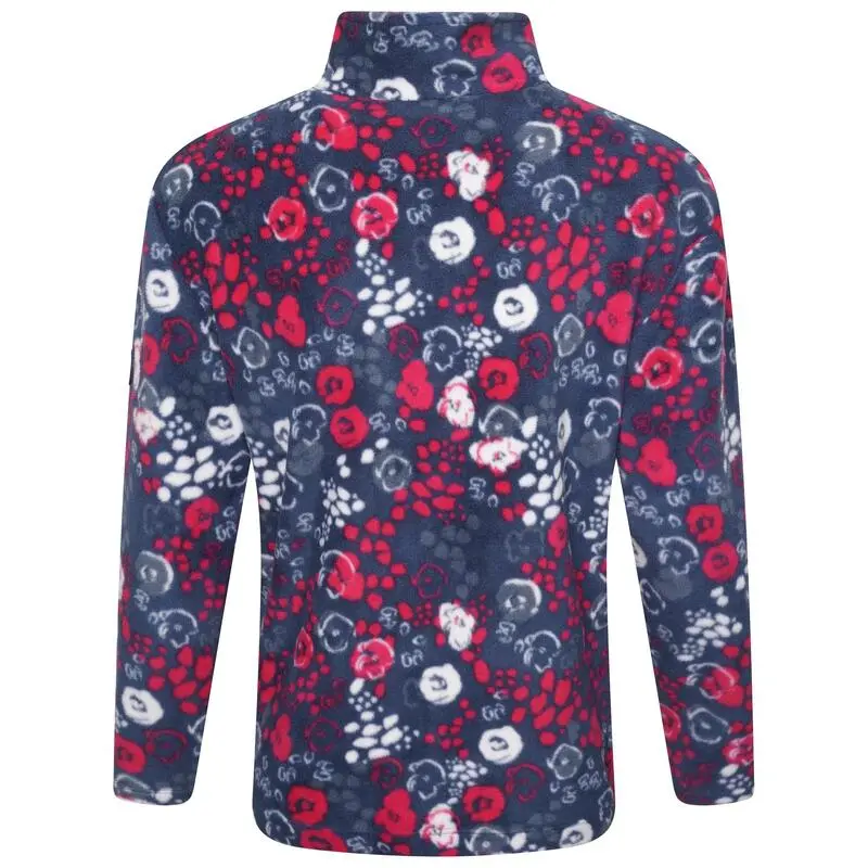 Dare 2b Forro Polar Cushy Floral Para Niños/Niñas Rosa Virtual - Imagen 2