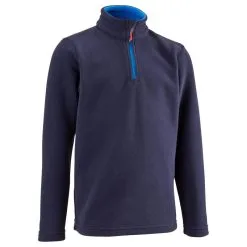 Forro Polar De Montaña Y Trekking Media Cremallera Niños 7-15 Años Quechua MH100