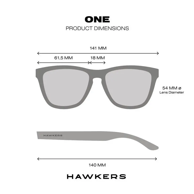 HAWKERS Gafas De Sol Para Hombre Y Mujer BLACK JOKER POLARIZED - ONE RAW - Imagen 3