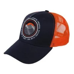 Regatta Gorra Tassian Atardecer Para Hombre Marino, Naranja Magma