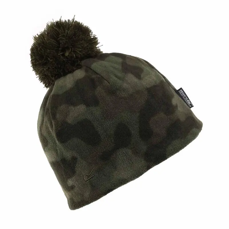 Regatta Gorro De Punto Infantil Modelo Fallon Negro Camuflaje - Imagen 4