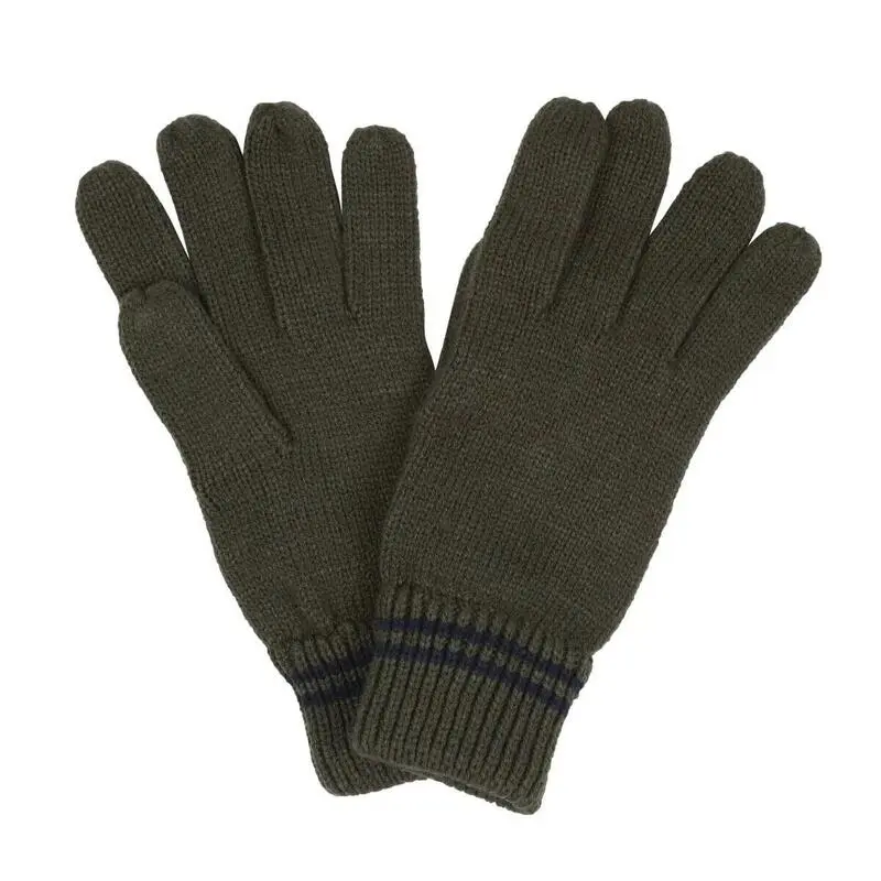 Regatta Guantes Balton III De Punto Para Hombre Caqui Oscuro