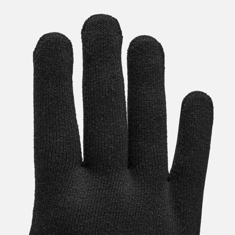 GUANTES DE RUNNING NIÑOS - KIPRUN WARM NEGROS - Imagen 4