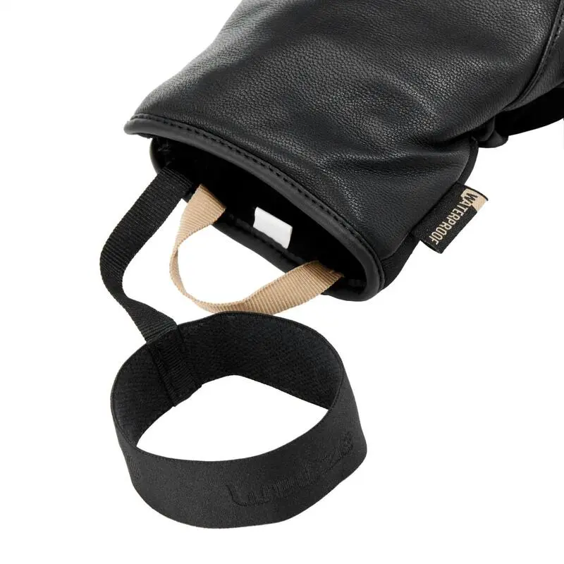 Guantes Térmicos De Esquí Y Nieve Impermeables Adulto Wedze Ski-P GL 900 Negro - Imagen 4