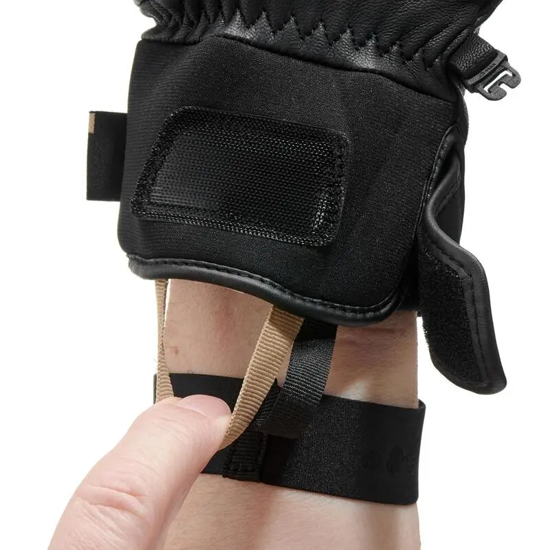 Guantes Térmicos De Esquí Y Nieve Impermeables Adulto Wedze Ski-P GL 900 Negro - Imagen 5