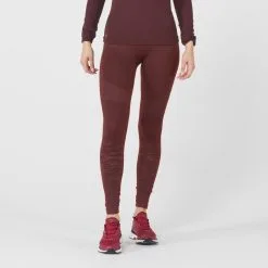 Mallas Leggings Running Sin Costuras Largas Kiprun Care Burdeos