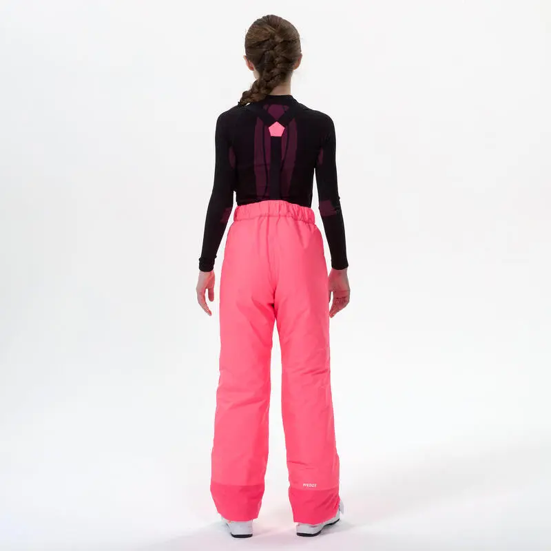 Pantalón De Esquí Y Nieve Niños 7-15 Años Wedze SKI PA 100 Rosa - Imagen 3