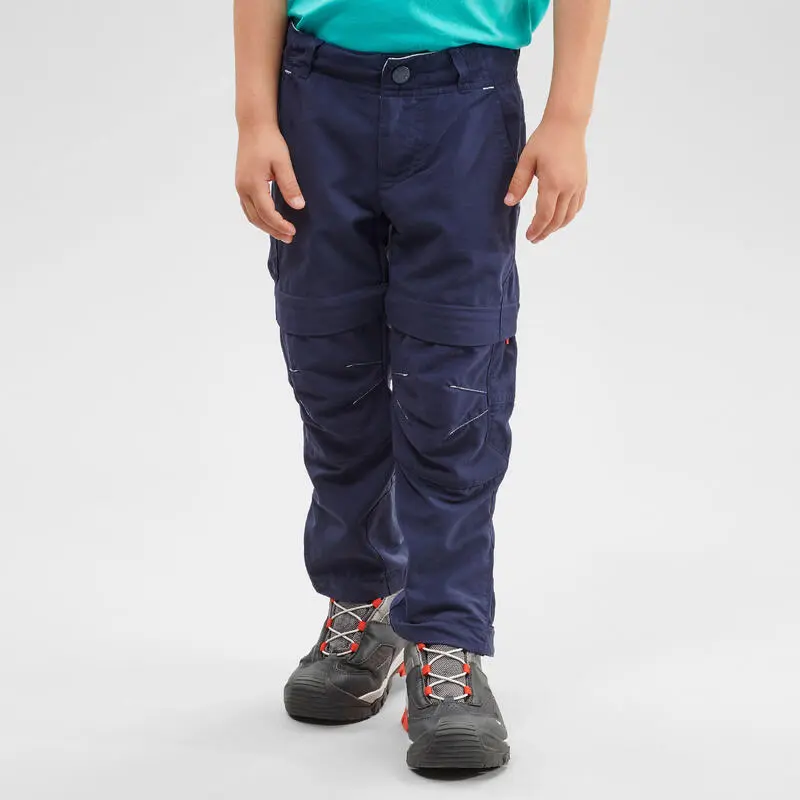 Pantalón Desmontable De Montaña Y Trekking Niños 2-6 Años Quechua MH550 Gris - Imagen 6