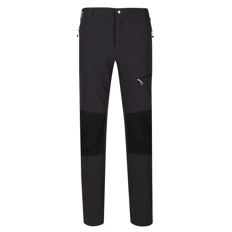 Regatta Pantalones Questra III Para Hombre Ceniza, Negro