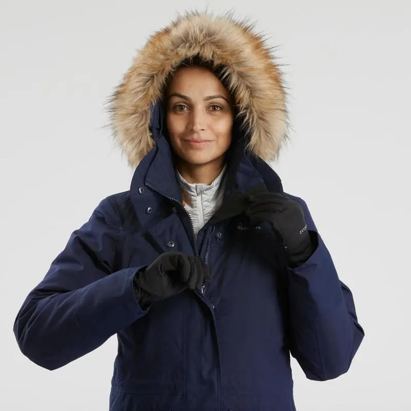 Parka De Montaña Y Nieve Impermeable Mujer Quechua SH500 X-Warm