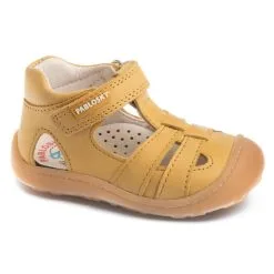Sandalias De Marcha Deportiva De Piel De Bebés PABLOSKY En Amarillo
