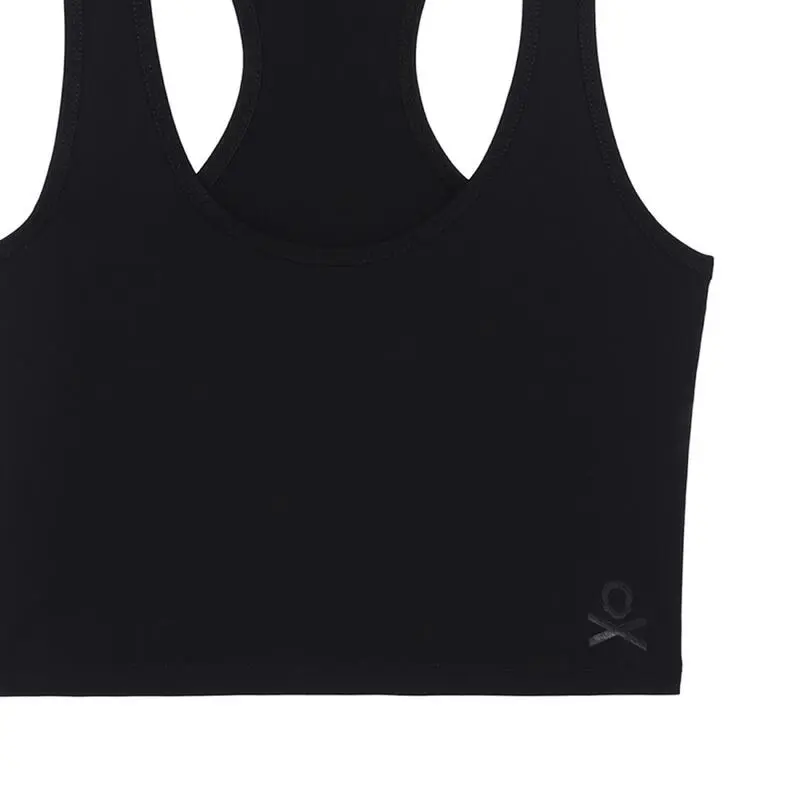 Sujetador Top Deportivo Sujeción Alta Mujer SCALPERS ADN W TOP Negro - Imagen 3