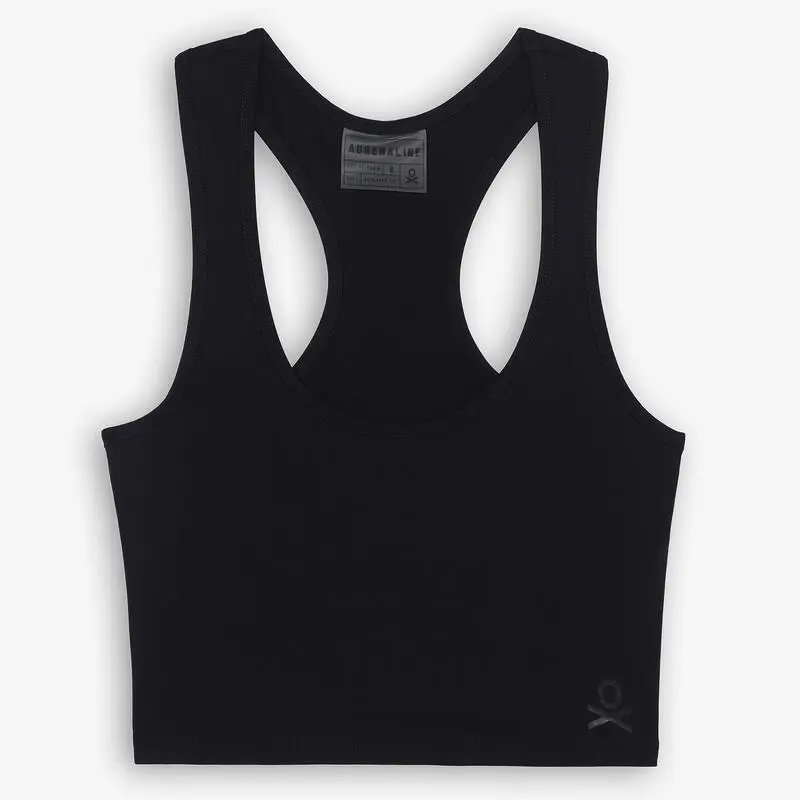 Sujetador Top Deportivo Sujeción Alta Mujer SCALPERS ADN W TOP Negro