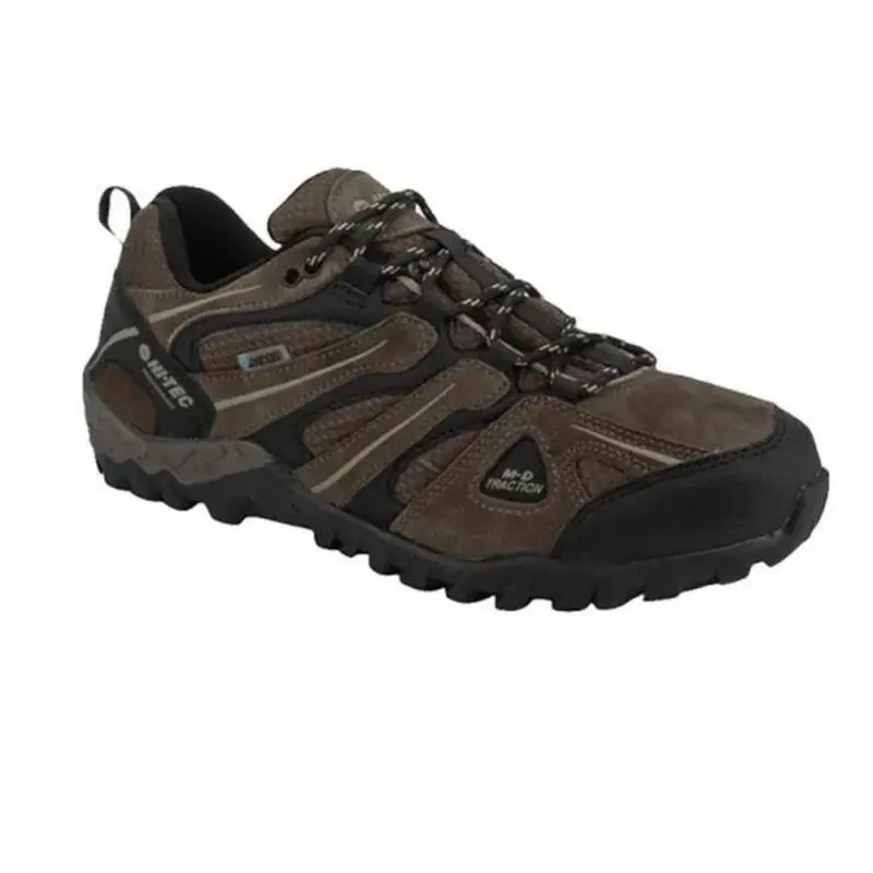 Zapatilla De Senderismo Para Hombre Hi-Tec Quercus Low Marrón Impermeable - Imagen 2