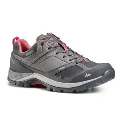 Zapatillas De Montaña Y Trekking Impermeables Mujer Quechua MH500 Gris