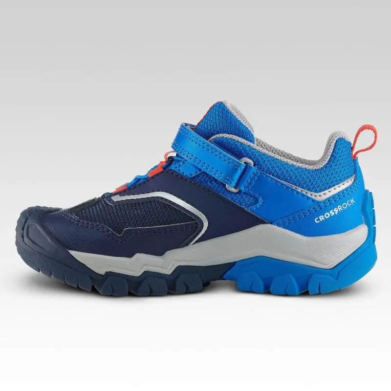 Zapatillas De Montaña Y Trekking Niños 28 A 34 Quechua Crossrock Velcro - Imagen 2