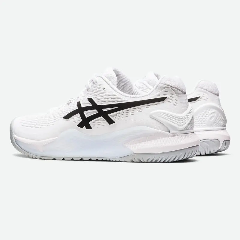 ZAPATILLAS DE TENIS HOMBRE MULTIPISTA - ASICS GEL RESOLUTION 9 BLANCO NEGRO - Imagen 3