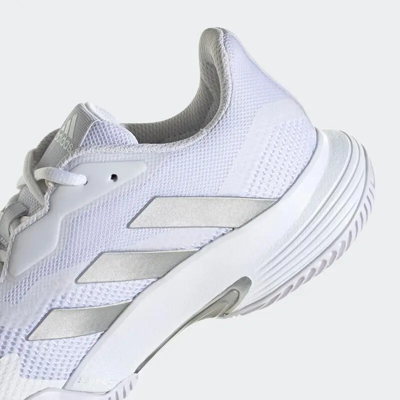 Zapatillas De Tenis Multipista Mujer Adidas Courtjam Control Blanco - Imagen 3